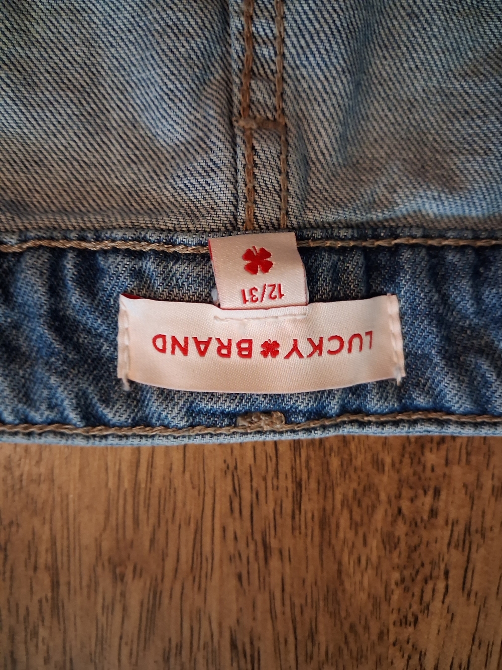Lucky Brand Light Blue Denim Maxi Skirt with Raw Hem 12/31 - Picture 5 of 8